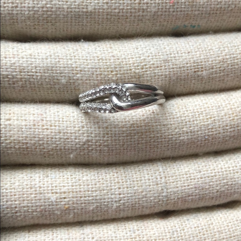 Sliver kate spade ring